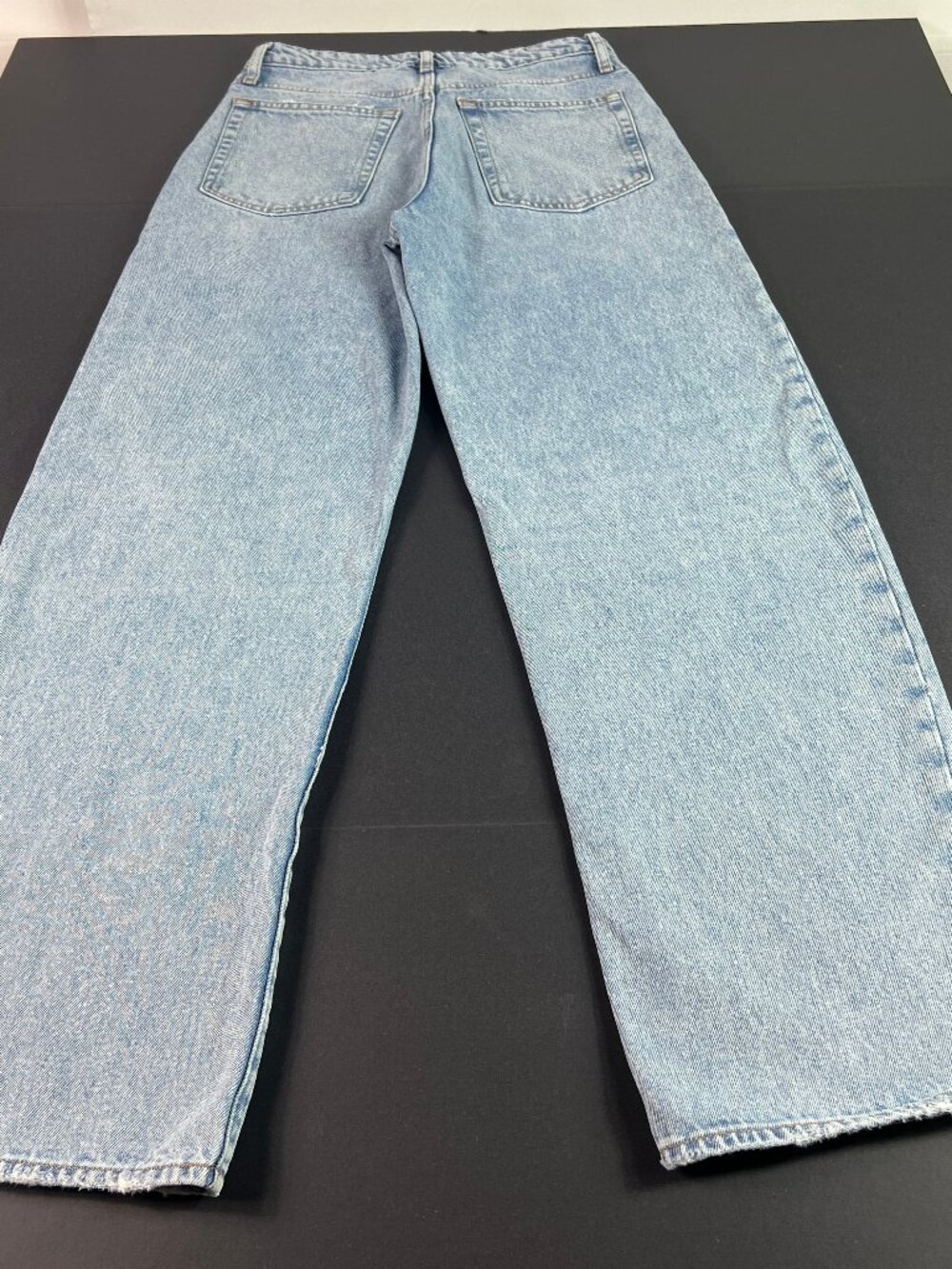 Frame Jeans Women's 27x29* Long Barrel High Rise Light Blue Cotton Denim Tag 25 - Picture 10 of 16